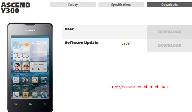 Huawei Y300-0100 Stock Rom Firmware Flash File Free Download