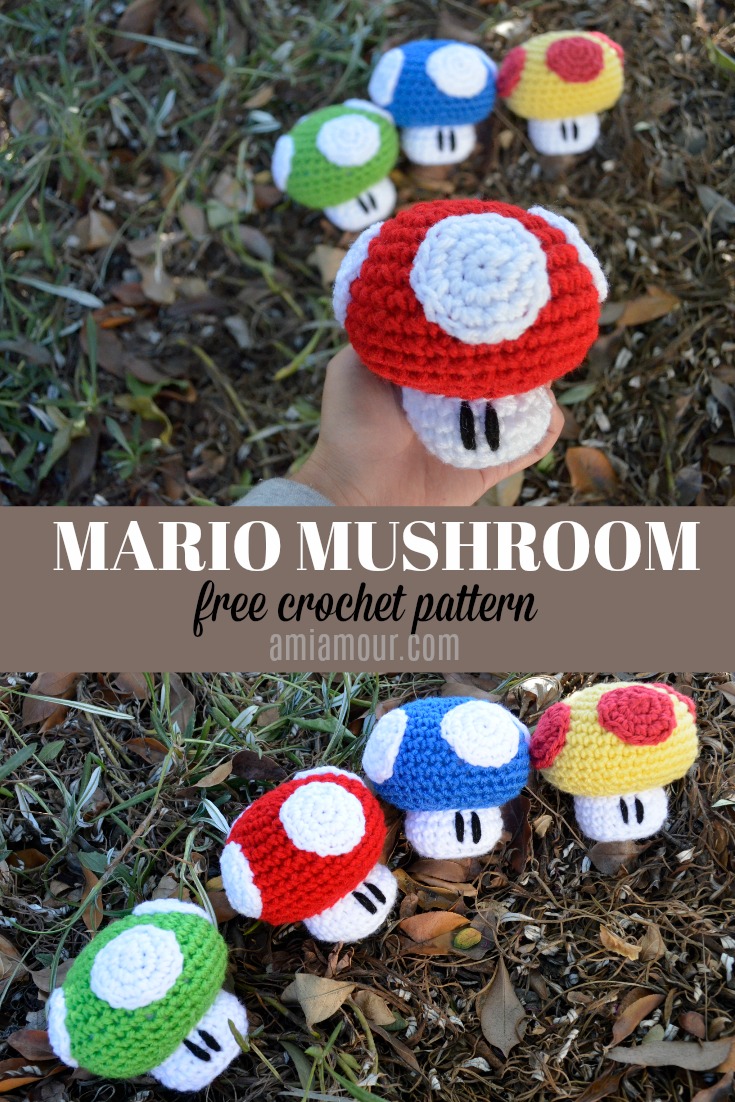 Crocheted Super Mario Bros Super Star