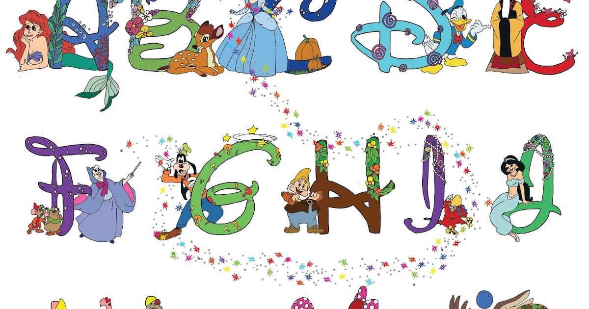 Zoee Liu Disney Alphabet As Graphics Project