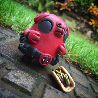 Spanky Stokes Exclusive “Deadpool” Bagel Resin Figure by UME Toys