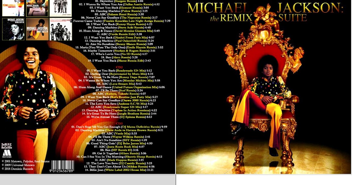 MUSICOLLECTION MICHAEL JACKSON The Remix Suite 2008 2018