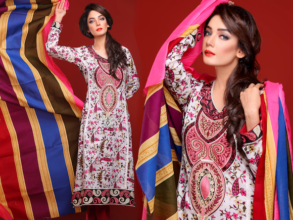 Chinyere Prints Spring Lawn Collection 2014 | Chinyere Stitched Lawn ...