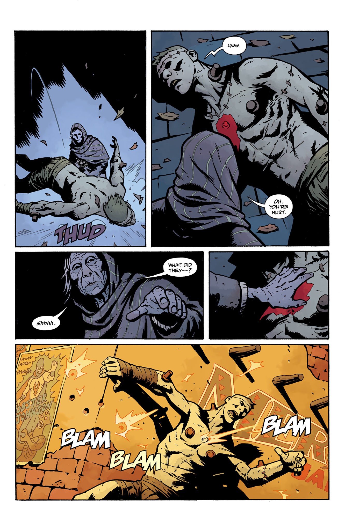 Read online Frankenstein Underground comic -  Issue #1 - 4