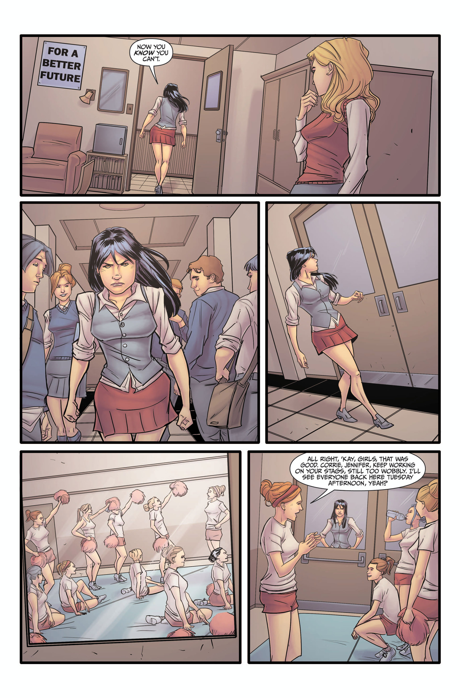 Read online Morning Glories comic -  Issue #7 - 8