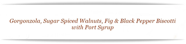 black pepper biscotti on menu