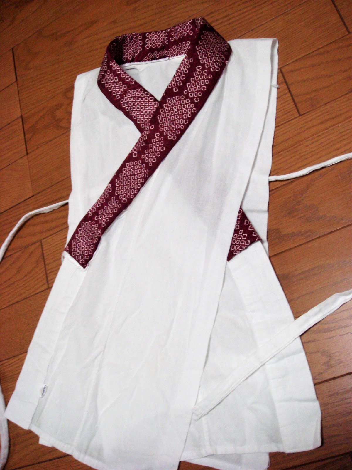 うそつき作成、絞りの「襦袢袖」と「半衿」☆塩澤紬のうそつきコーデ|50代60代の普段着物～母の着物からハッピーライフ