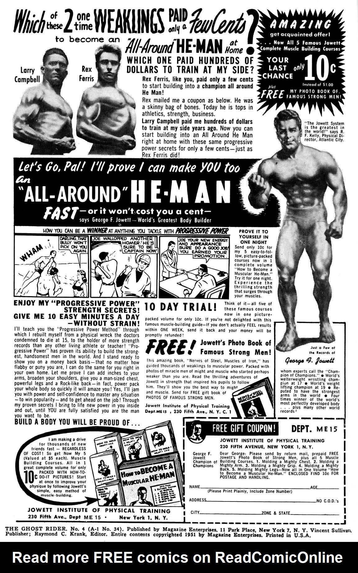 Read online The Ghost Rider (1950) comic -  Issue #4 - 2