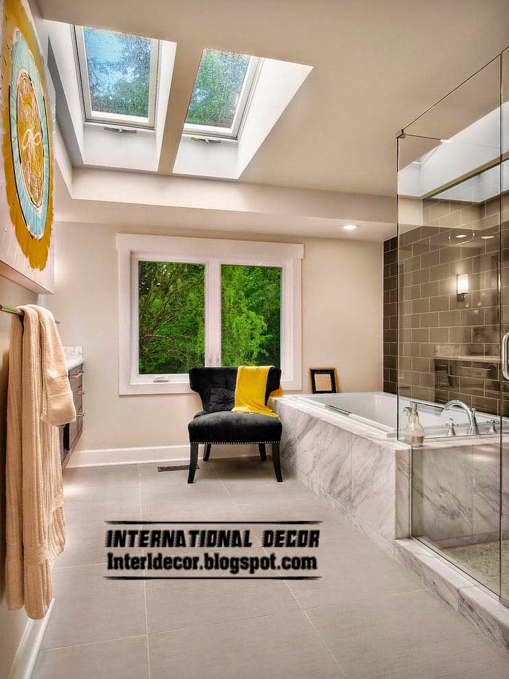 New designs of skylights and roof windows for bathroom