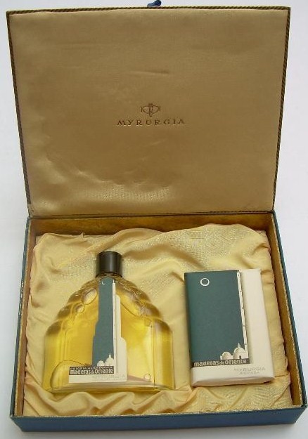 ANTIGUO PERFUME MADERAS DE ORIENTE -- MYRURGIA  Frascos de perfume,  Perfume, Botella de perfume