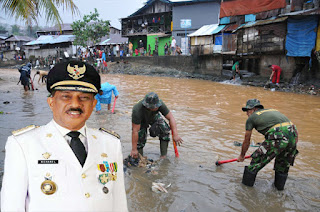 Pencanangan HUT Kota Ambon, Pemkot Bersihkan Lima Sungai 1 bersih%2Bnice