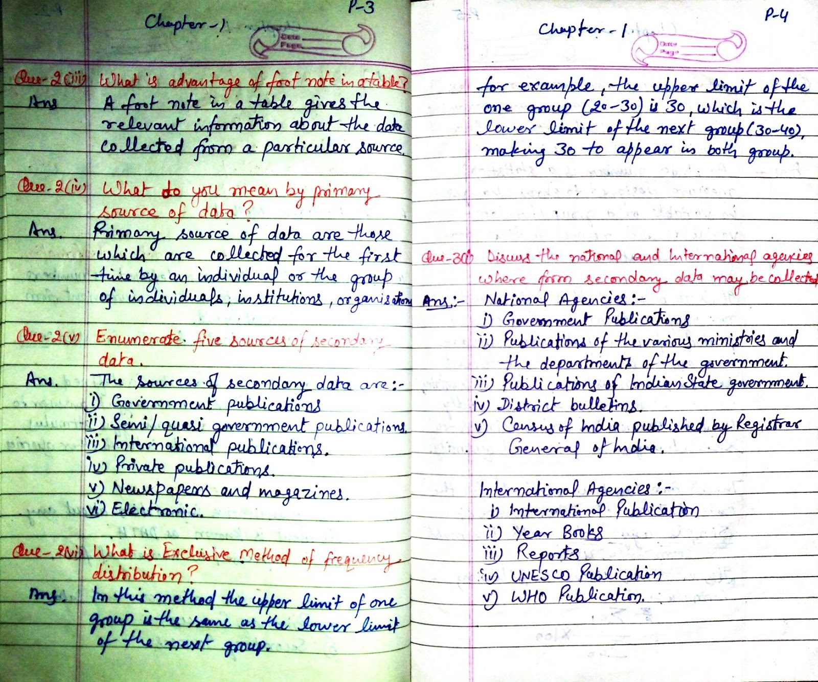 12th Geography Practical Chapter 1, Data Its source and compilation