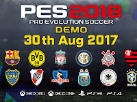 Nih Dia Jadwal Rilis PES 2018 Demo untuk PC Nih Dia Jadwal Rilis PES 2018 Demo untuk PC