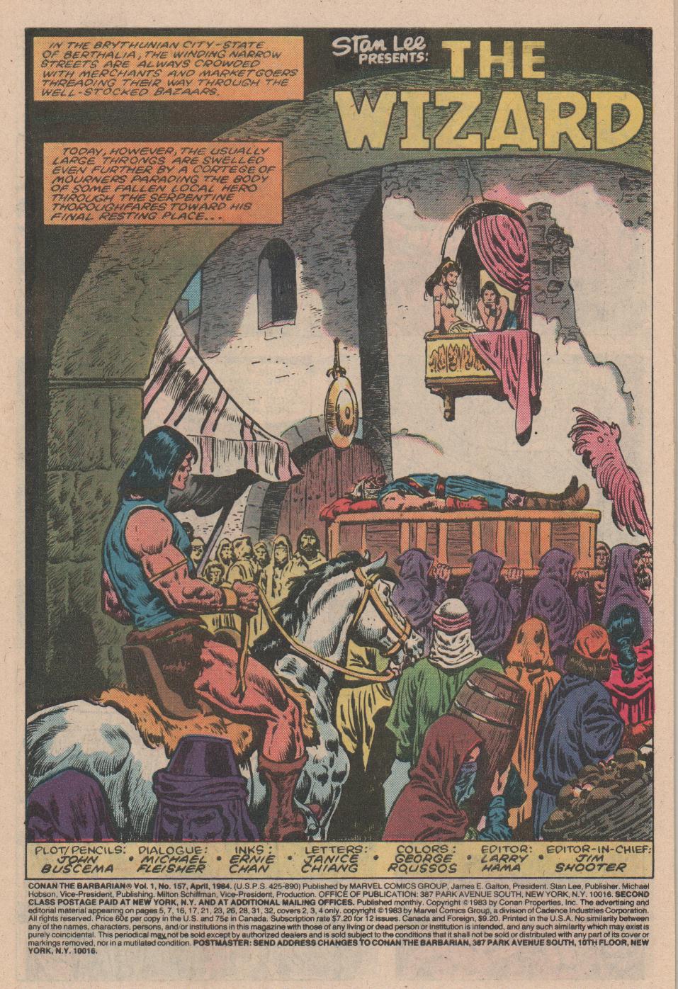 Read online Conan the Barbarian (1970) comic -  Issue #157 - 2