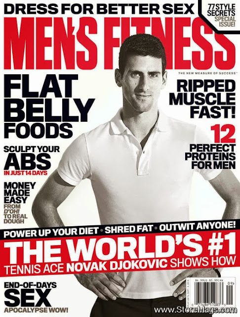 Novak Djokovic in Men's Fitness September 2013