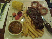 Chiquito Steak and Chips with Peppercorn Sauce