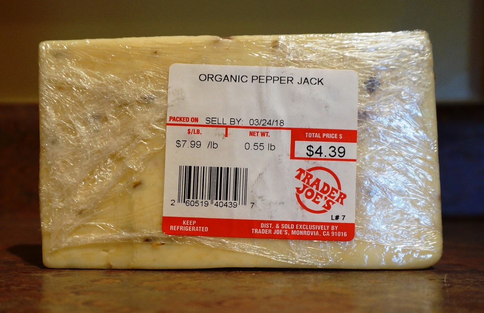 Exploring Trader Joe's Trader Joe's Organic Pepper Jack