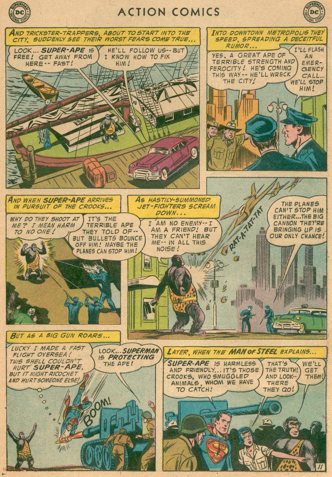 Read online Action Comics (1938) comic -  Issue #218 - 12