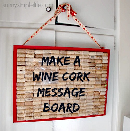 wine cork corkboard