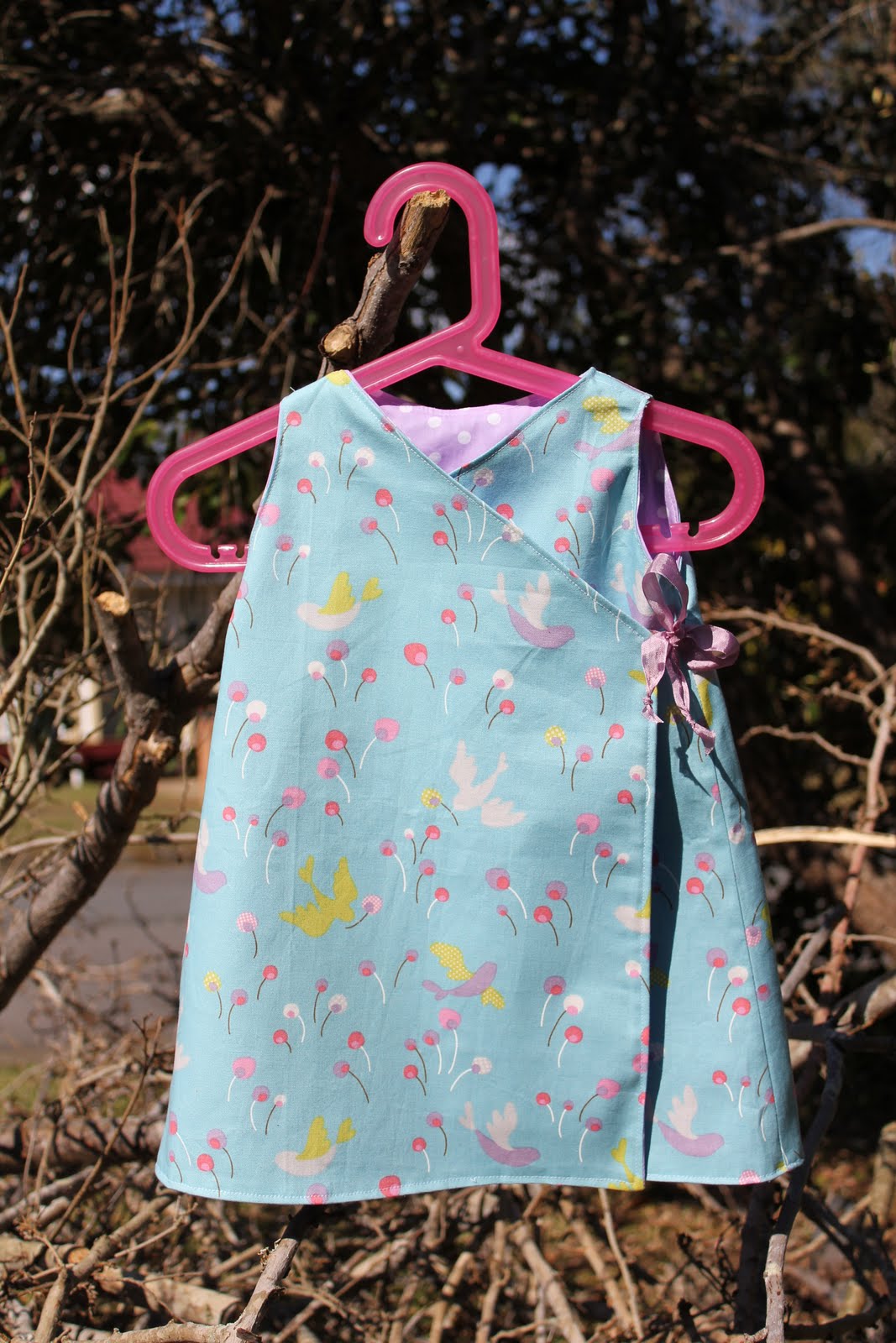 thom haus handmade: Simple Girl's Kimono Dress