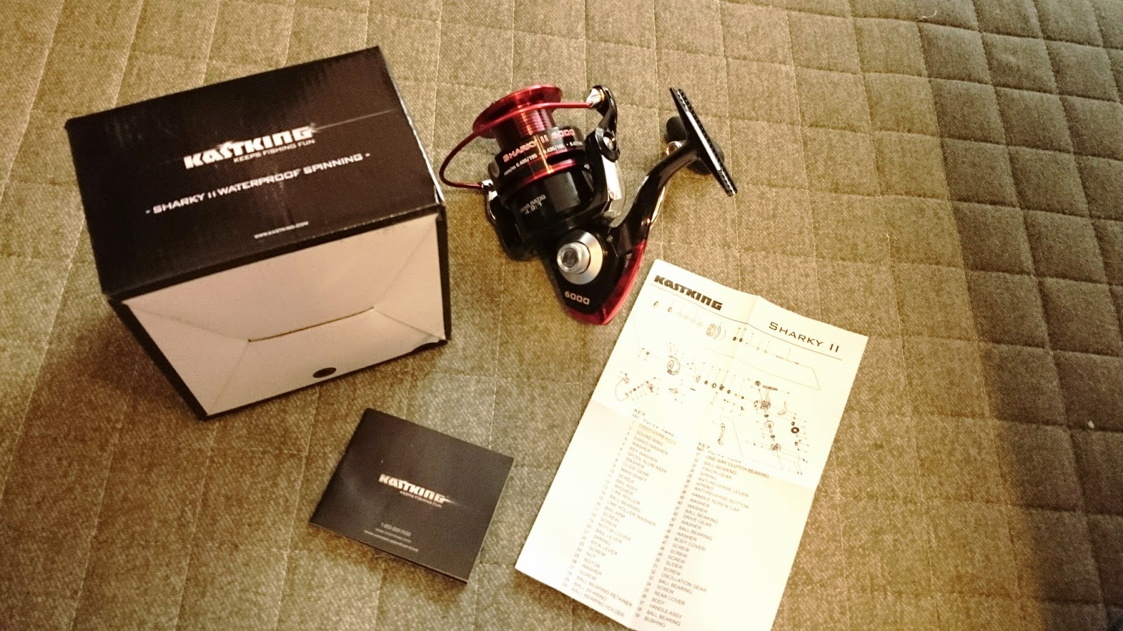 カストキングのリール買ってみました そしてスーパーｘワイヤー４を巻きました Carl S Lure Craft Fun Fishing