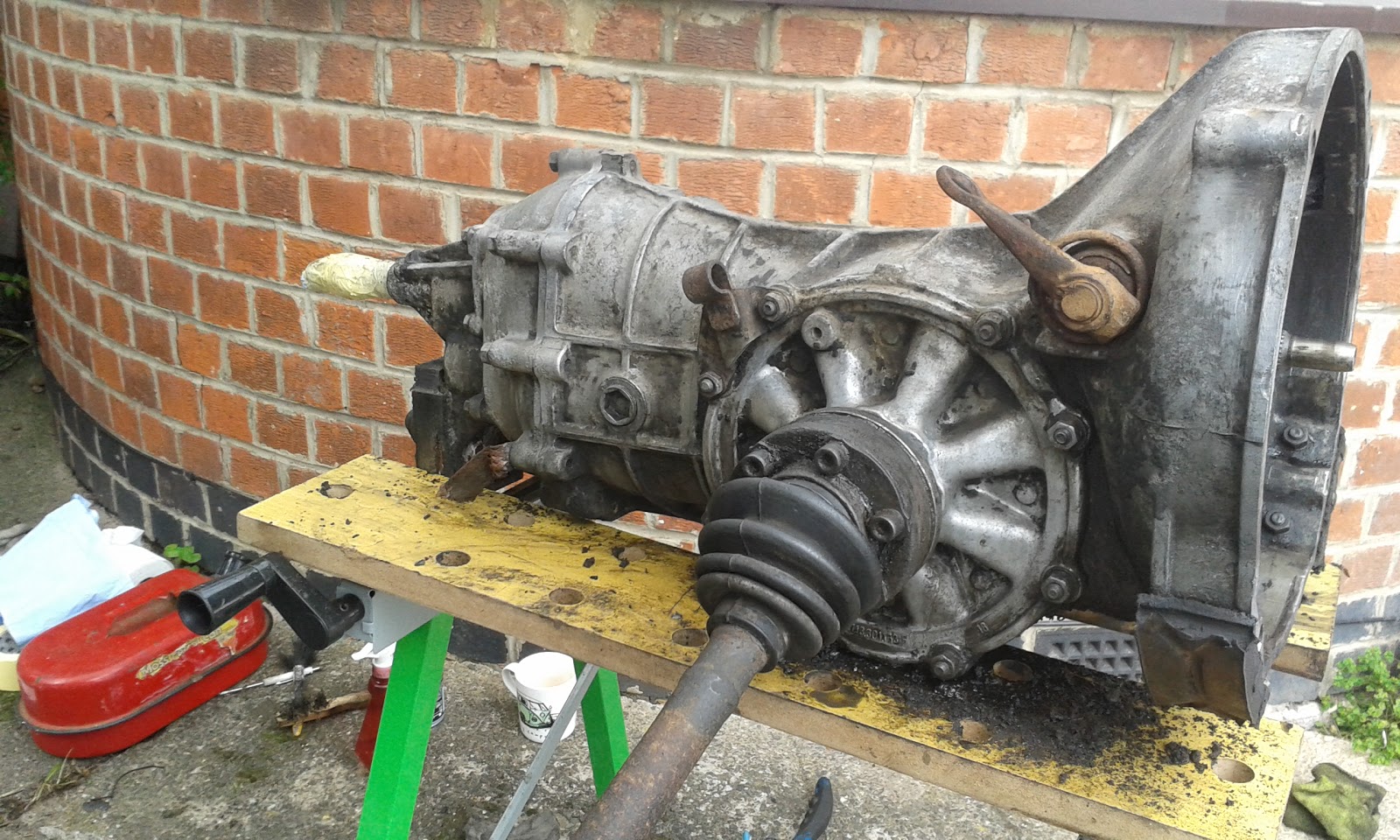 VW Type 2c Campervan Broken Gearbox Phase 1 New gearbox