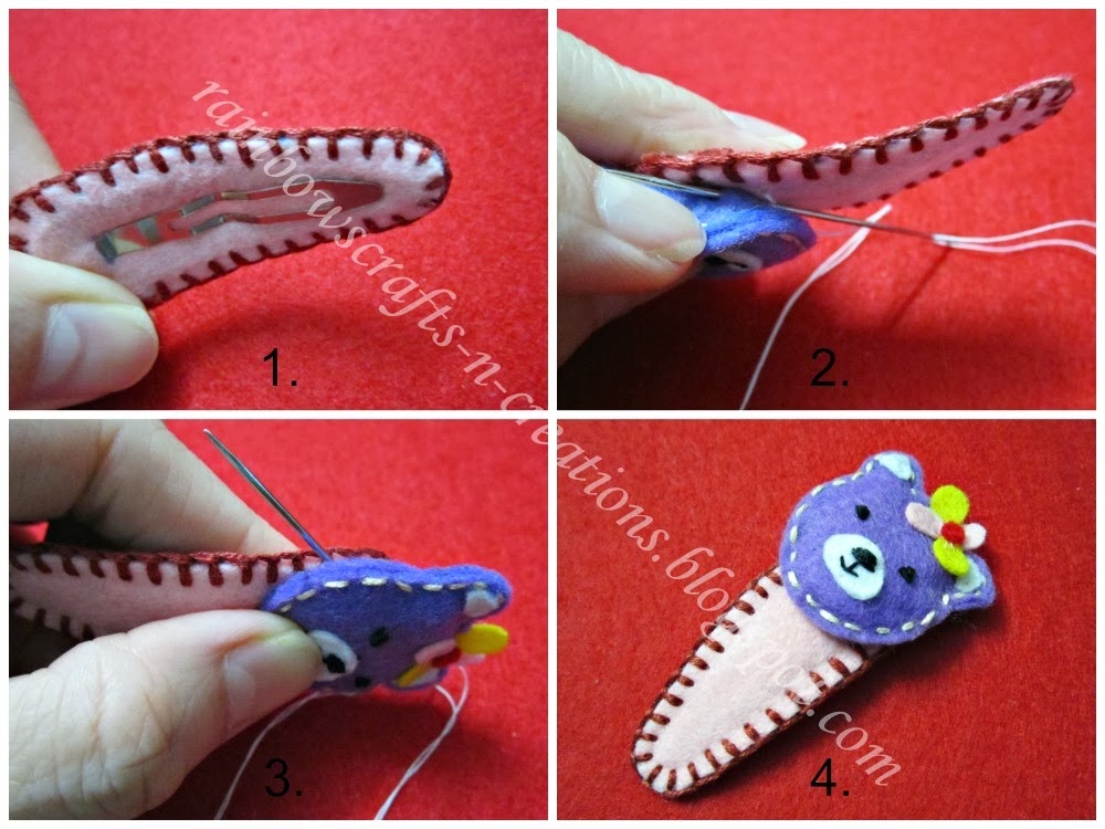 Rainbow's Crafts and Creations How to make an animal hair clip