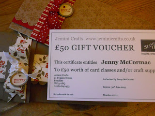 Stampin up Gift Voucher