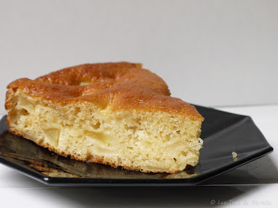Gâteau aux pommes et au fromage blanc moelleux (voir ma recette)