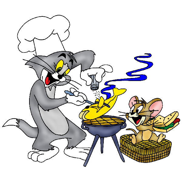 clipart of tom and jerry - photo #29