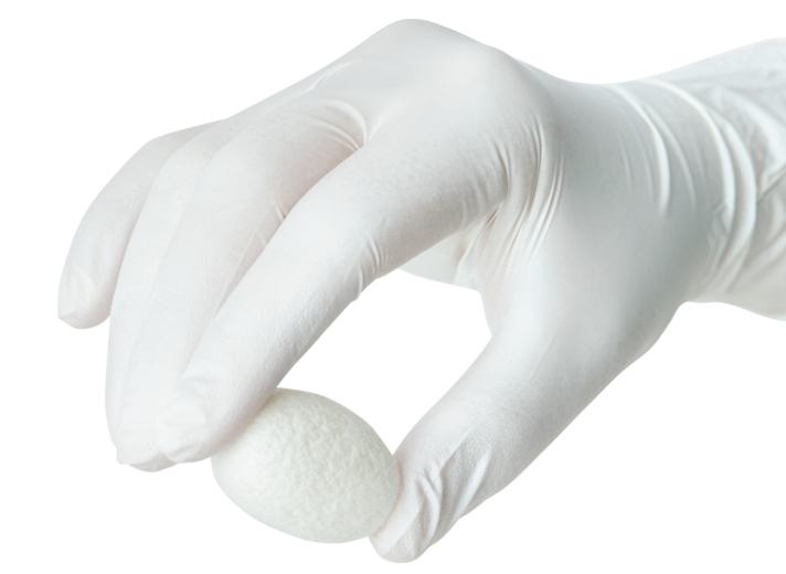 medyczne rękawiczki ochronne białe