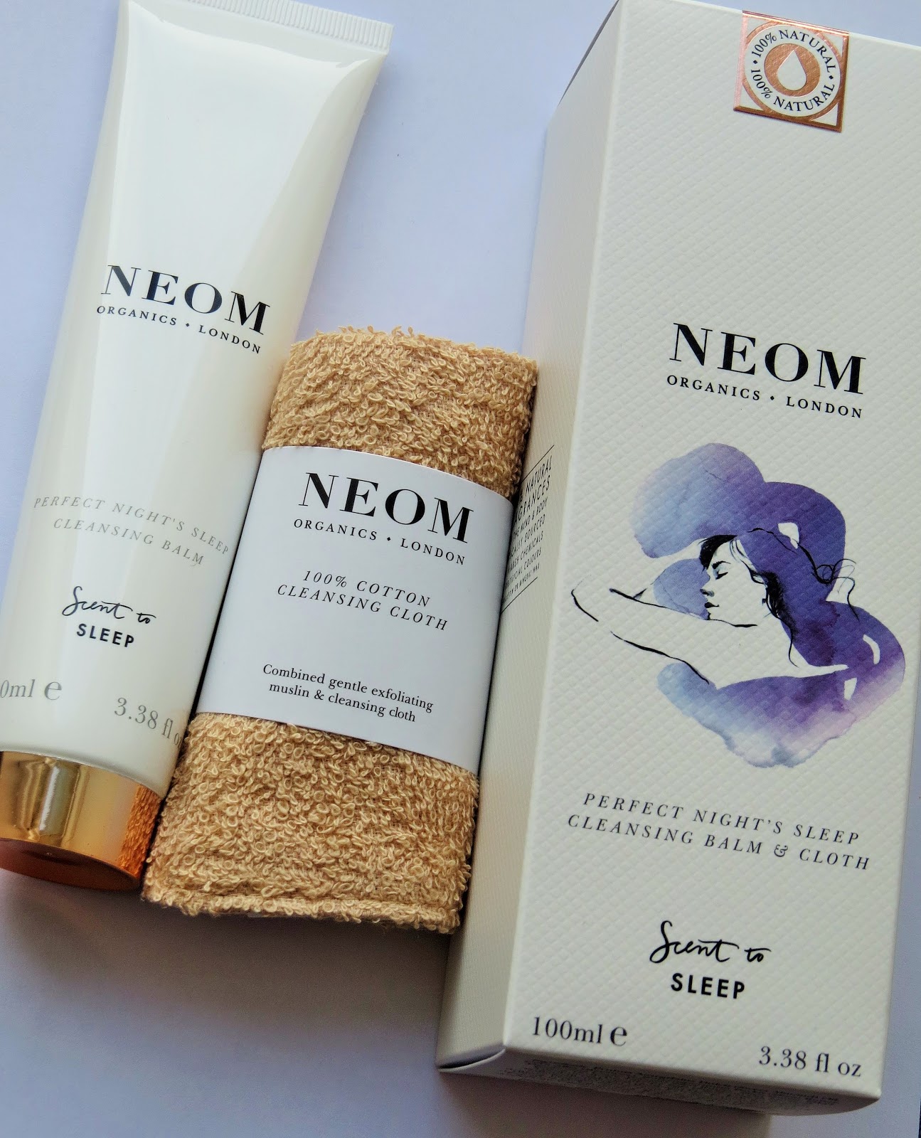 Beauty Balm NEOM Organics Nourish & Breath for Day & Night Hand Balm Duo