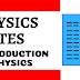 Physics Notes : Introduction to Physics