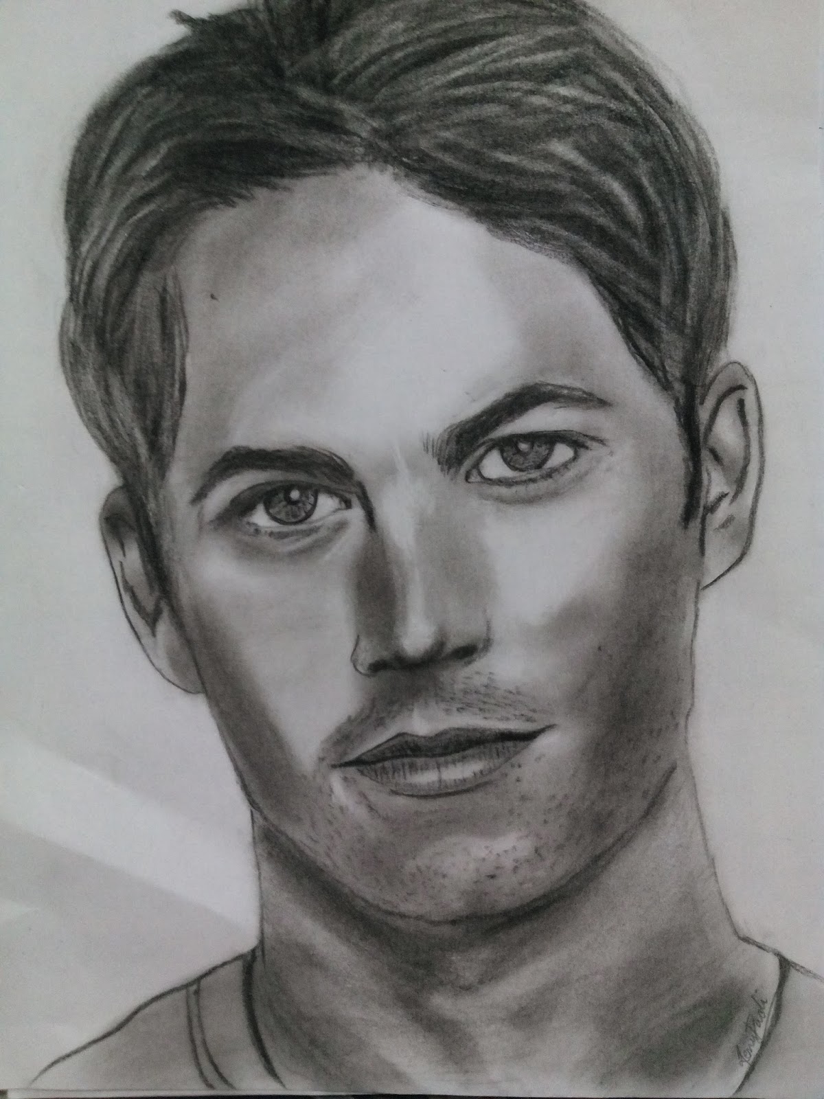 Painting And Art Work By Renu Dudi Paul Walker