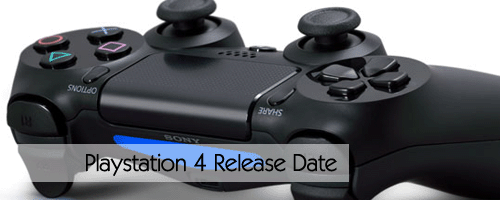 Playstation 4 release date