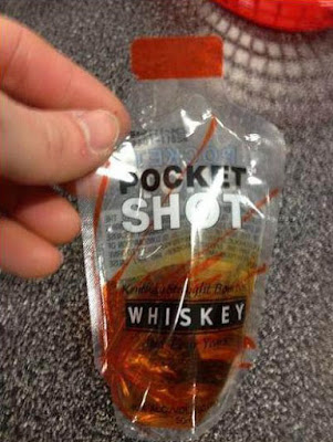 Taschenwhisky - Alkohol Shot zum aufreißen