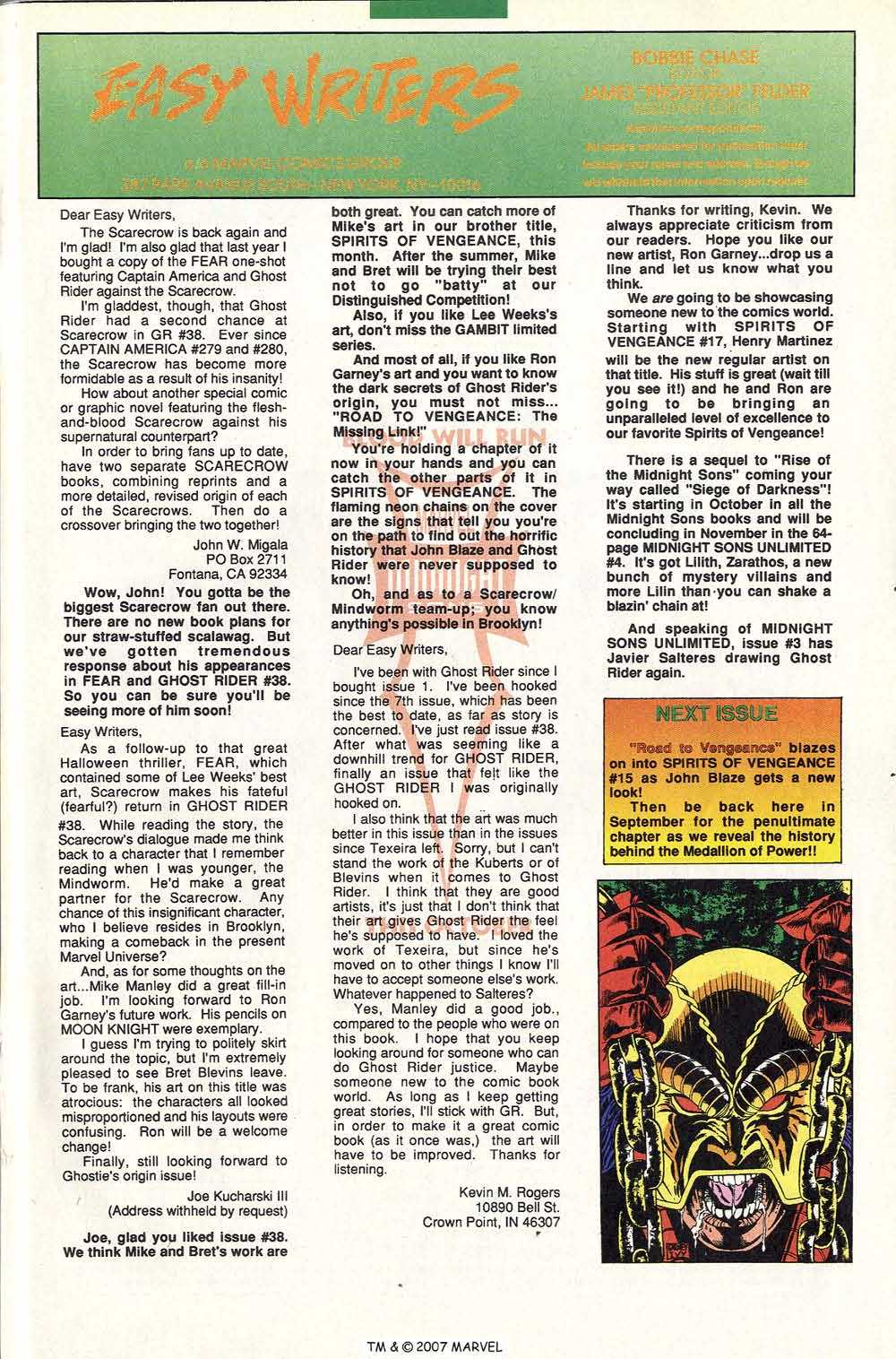 Ghost Rider (1990) Issue #42 #45 - English 33