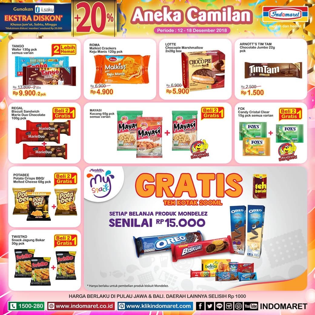 Indomaret - Promo Katalog Super Hemat Mingguan Periode 12 - 18 Desember 2018 Indomaret - Promo Katalog Super Hemat Mingguan Periode 12 - 18 Desember 2018