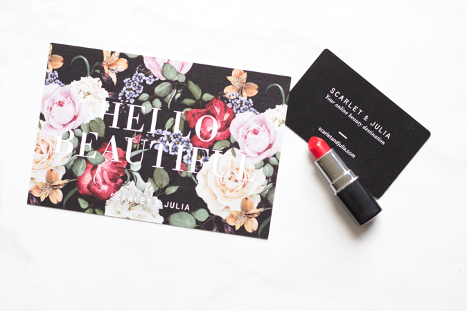 Scarlet & Julia, A New Canadian Online Beauty Boutique