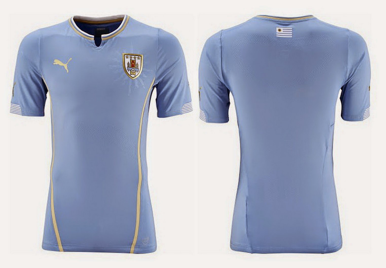los fans de fútbol Primera camisetas de futbol del Uruguay para el