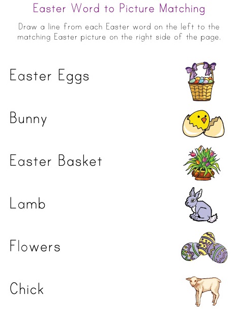 Yummy English for Children: Easter Worksheets