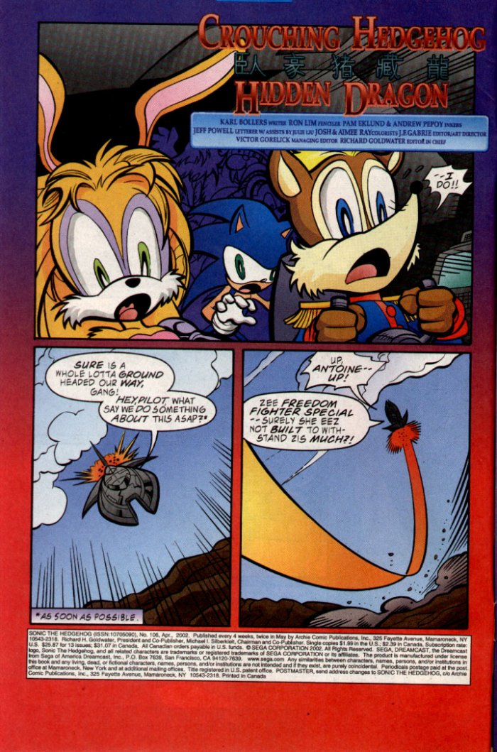 Sonic The Hedgehog (1993) 106 Page 2