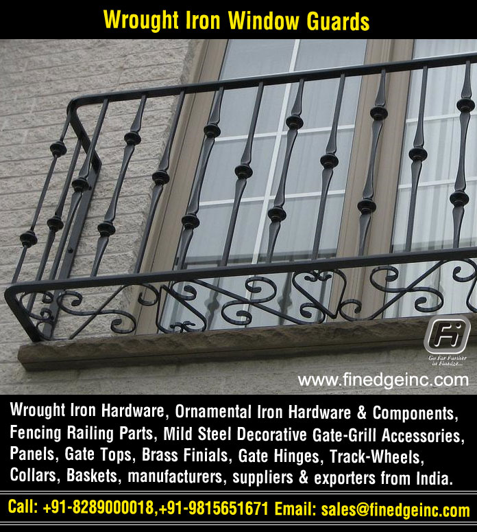 Decorative Wrought Iron And Ornamental Iron Components Fencing