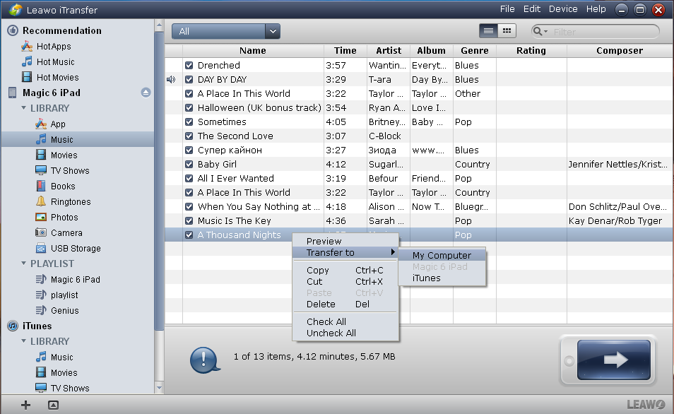 how to transfer music files from pc to ipad 2