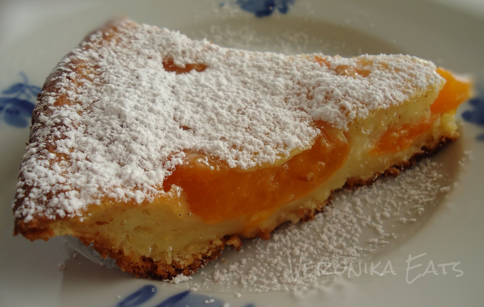 Veronika Eats Apricot Sour Cream Cake