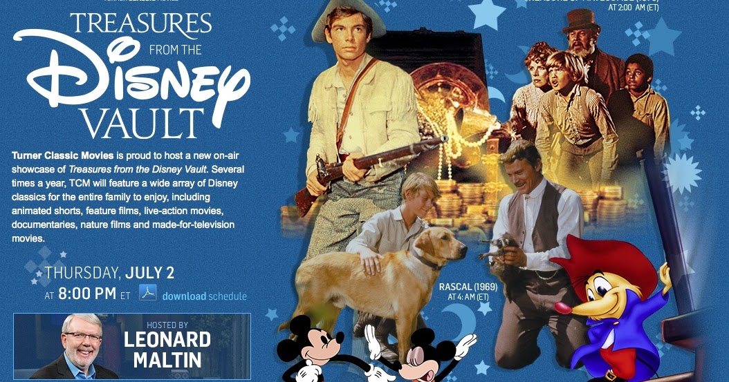 38 Top Images Disney Movies Vault Schedule : TCM Treasures from the Disney Vault - March 2019 ...
