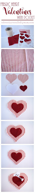 How to Make Fabric Heart Valentine with a Pocket