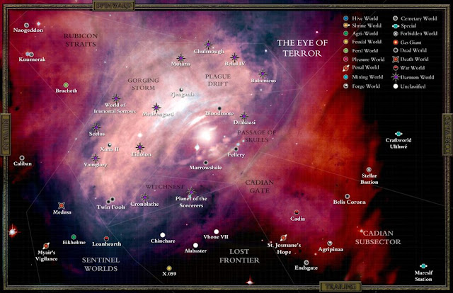 El Ojo del Terror - Mapa Warhammer 40.000