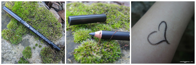 100% Pure Creamy Long Last Liner Black Swatch