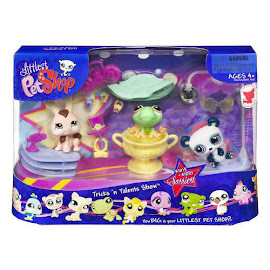 Littlest Pet Shop 3-pack Scenery Panda (#1021) Pet