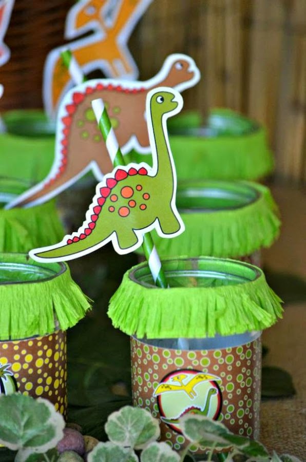DIY fiesta temática dinosaurio | Decoración
